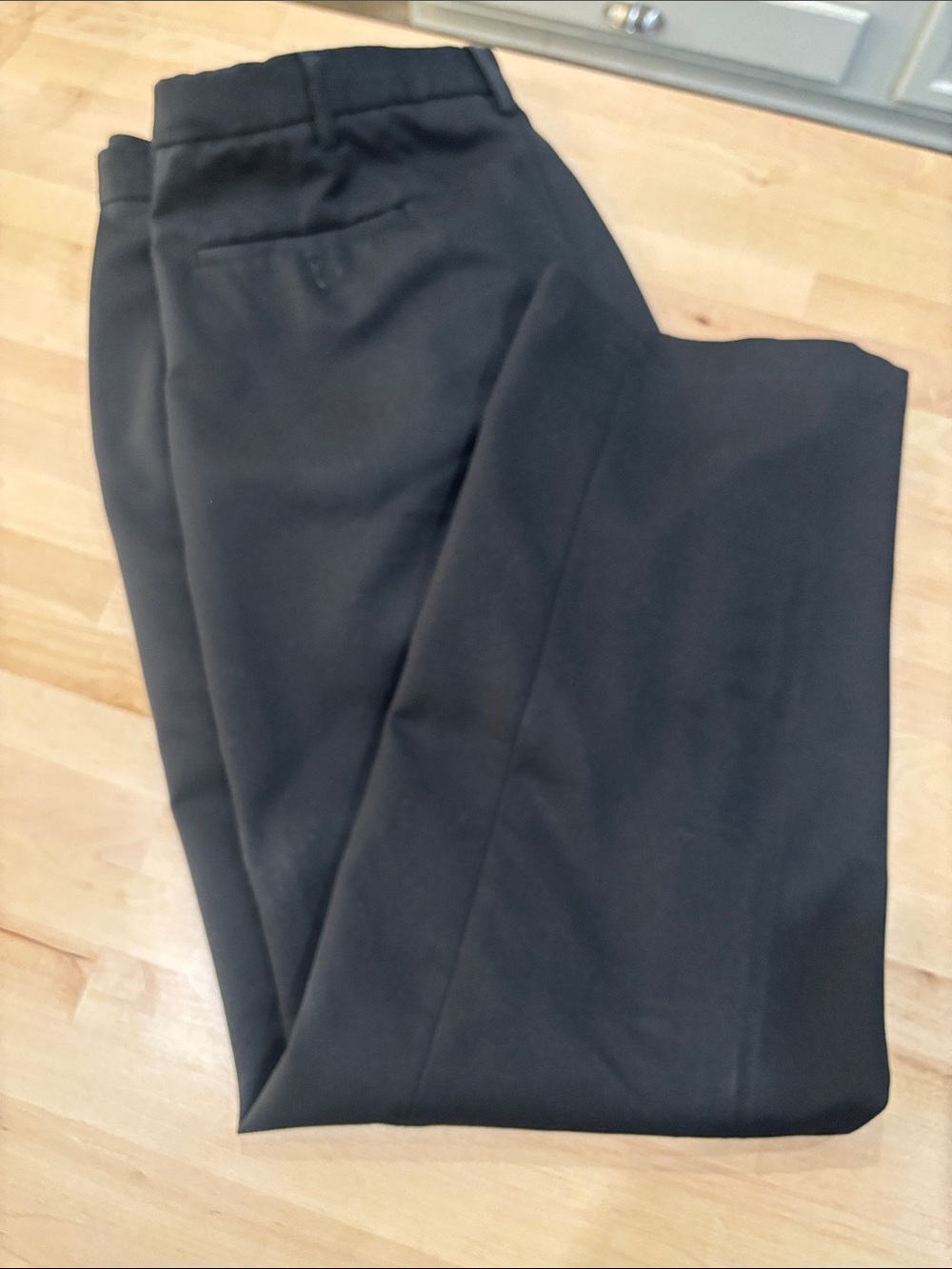 Haggar Men's black Dress Pants - Flat Front